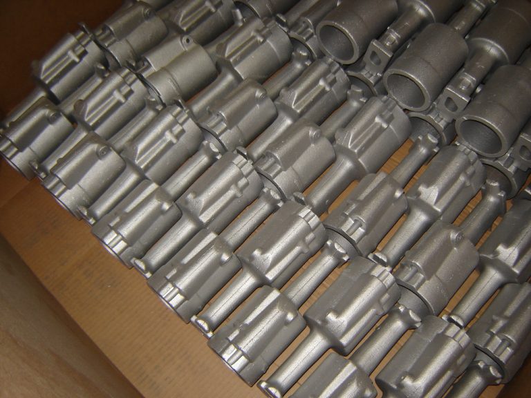 Multiple C355 Rivet Gun Castings displayed in rows