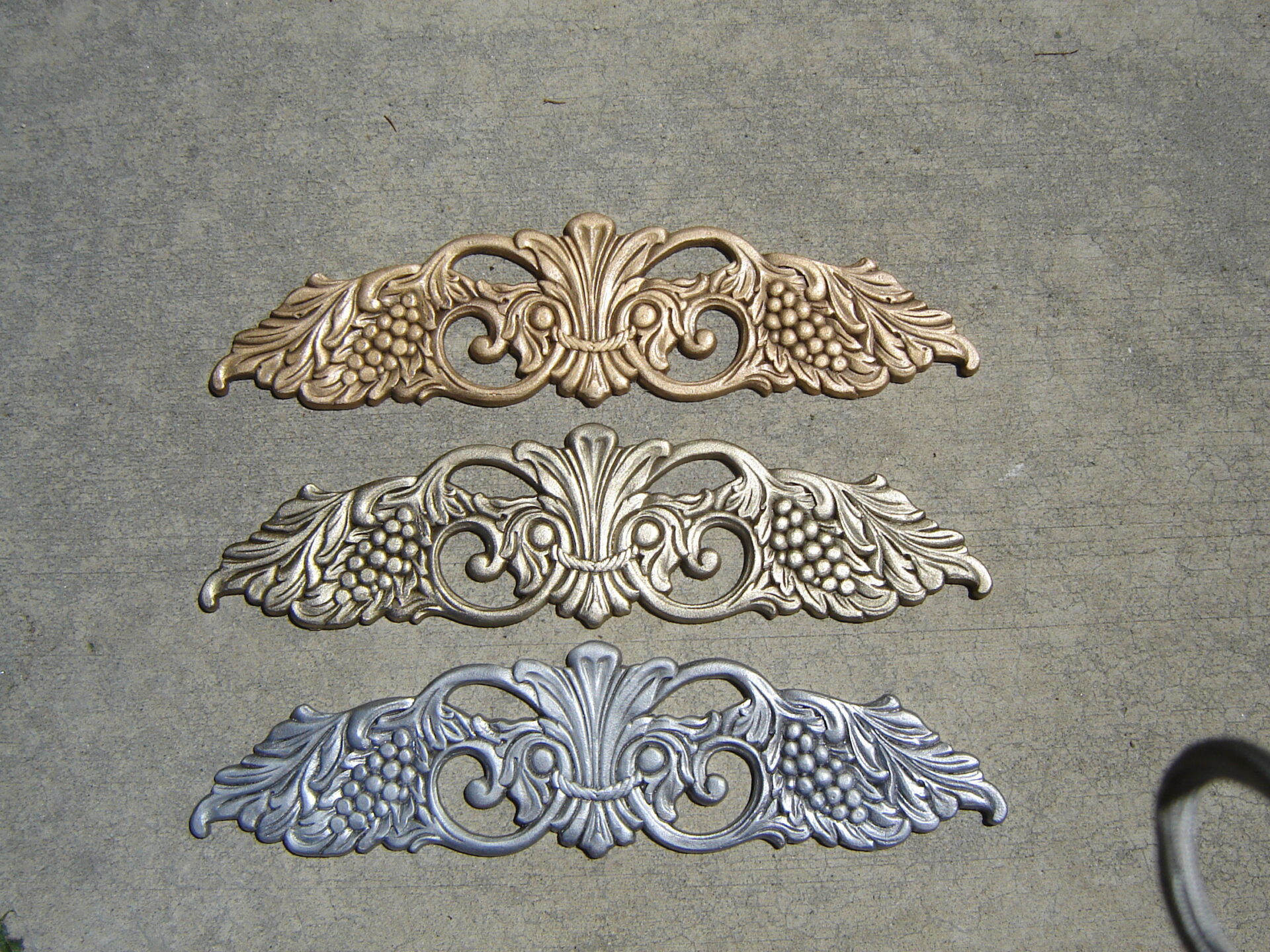 brass and bronze emblems