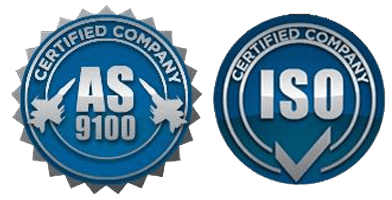 logo for AIS9100 and ISO 9001 compliance certifications